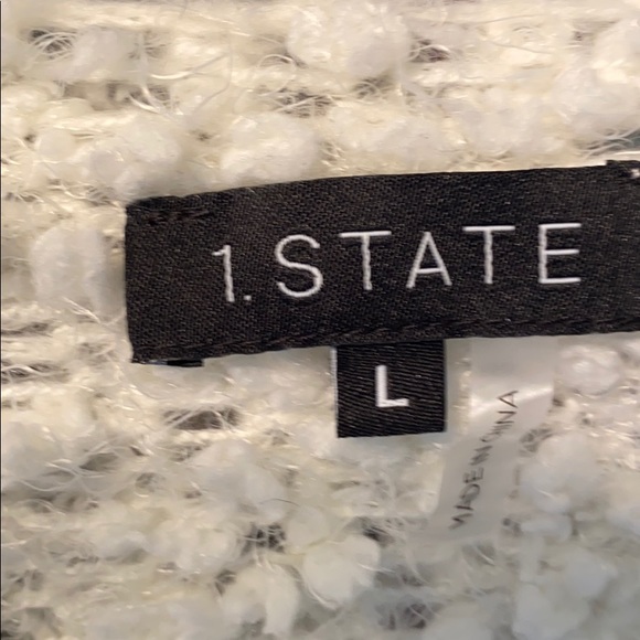 1. State Drape Front Poodle Sweater - Picture 4 of 6